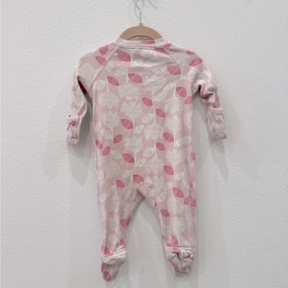Hanna Andersson Cotton Baby Girl Footed Sleeper Pajamas 3-6m